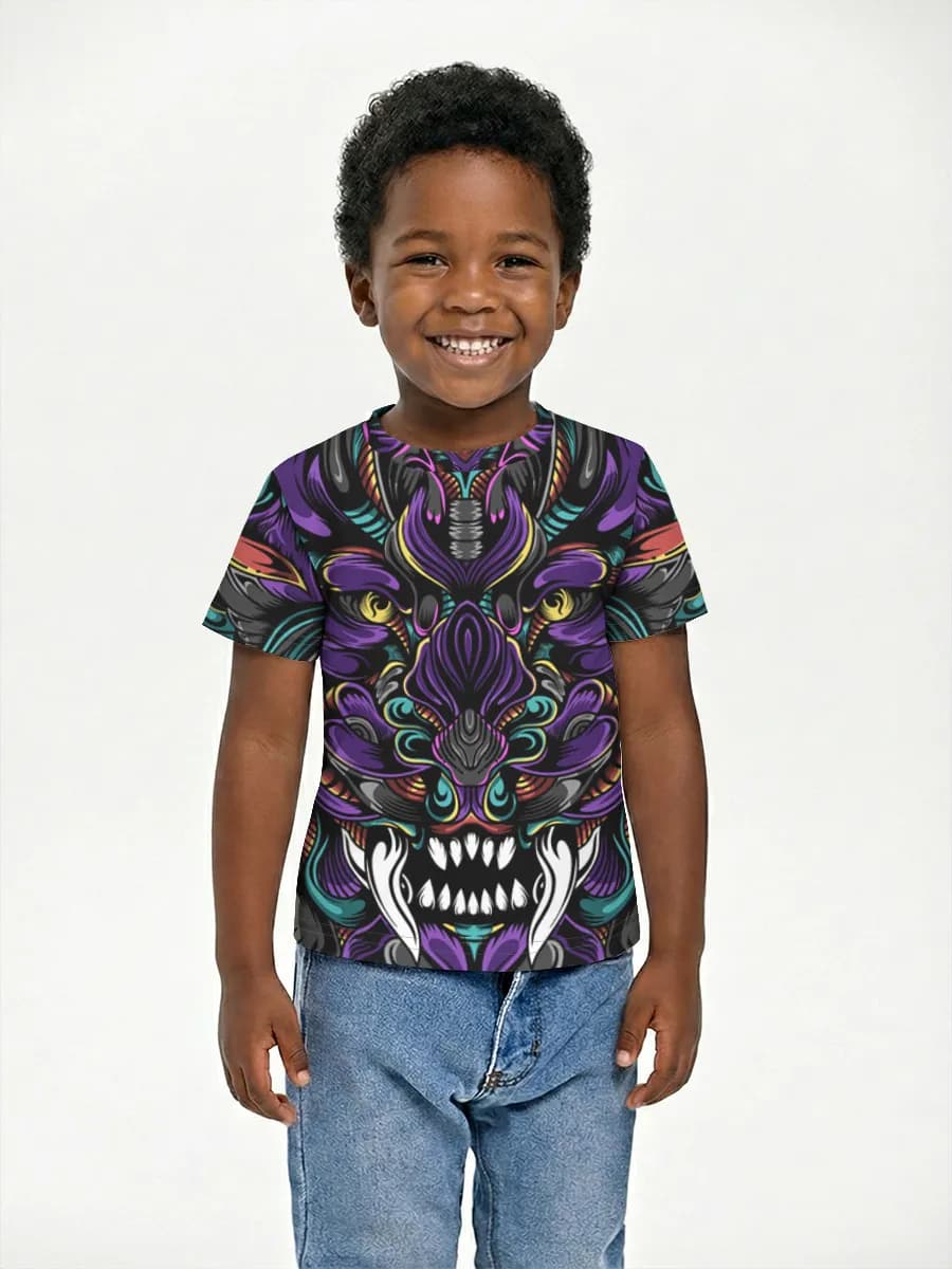 Children's cotton T-shirt (for boys. Copy)