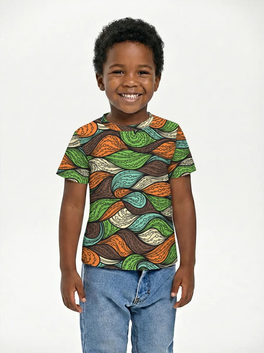 Children's cotton T-shirt (for boys. Copy)