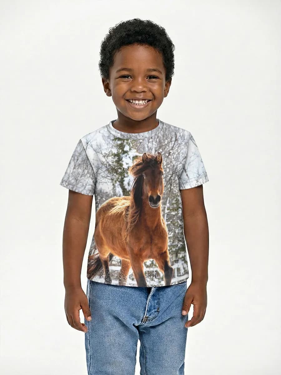 Children's cotton T-shirt (for boys. Copy)