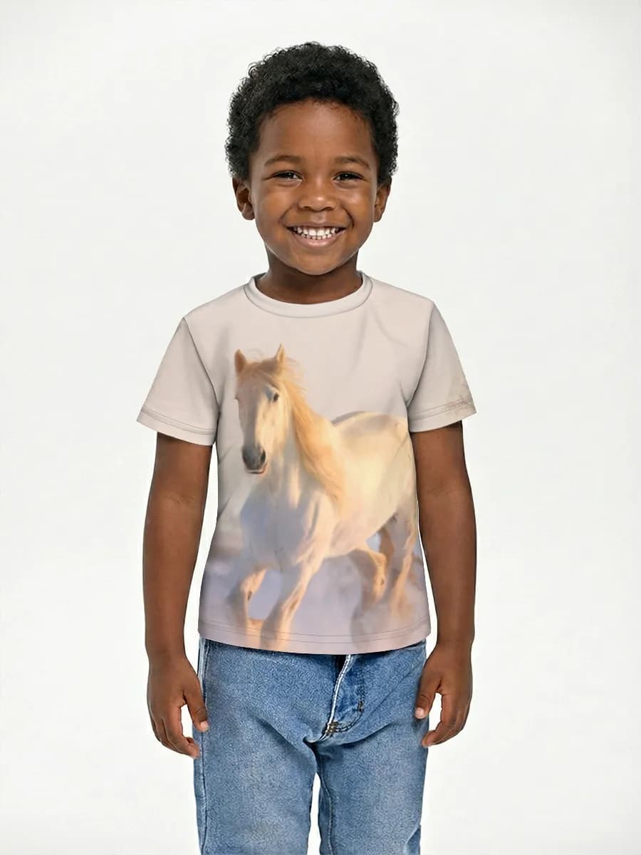 Children's cotton T-shirt (for boys. Copy)