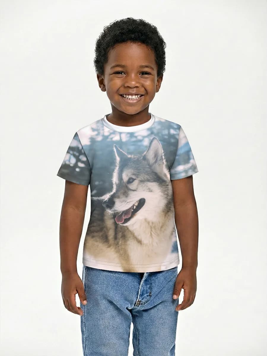 Children's cotton T-shirt (for boys. Copy)