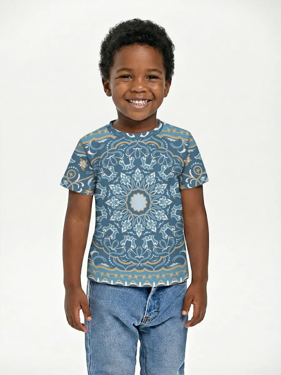 Children's cotton T-shirt (for boys. Copy)