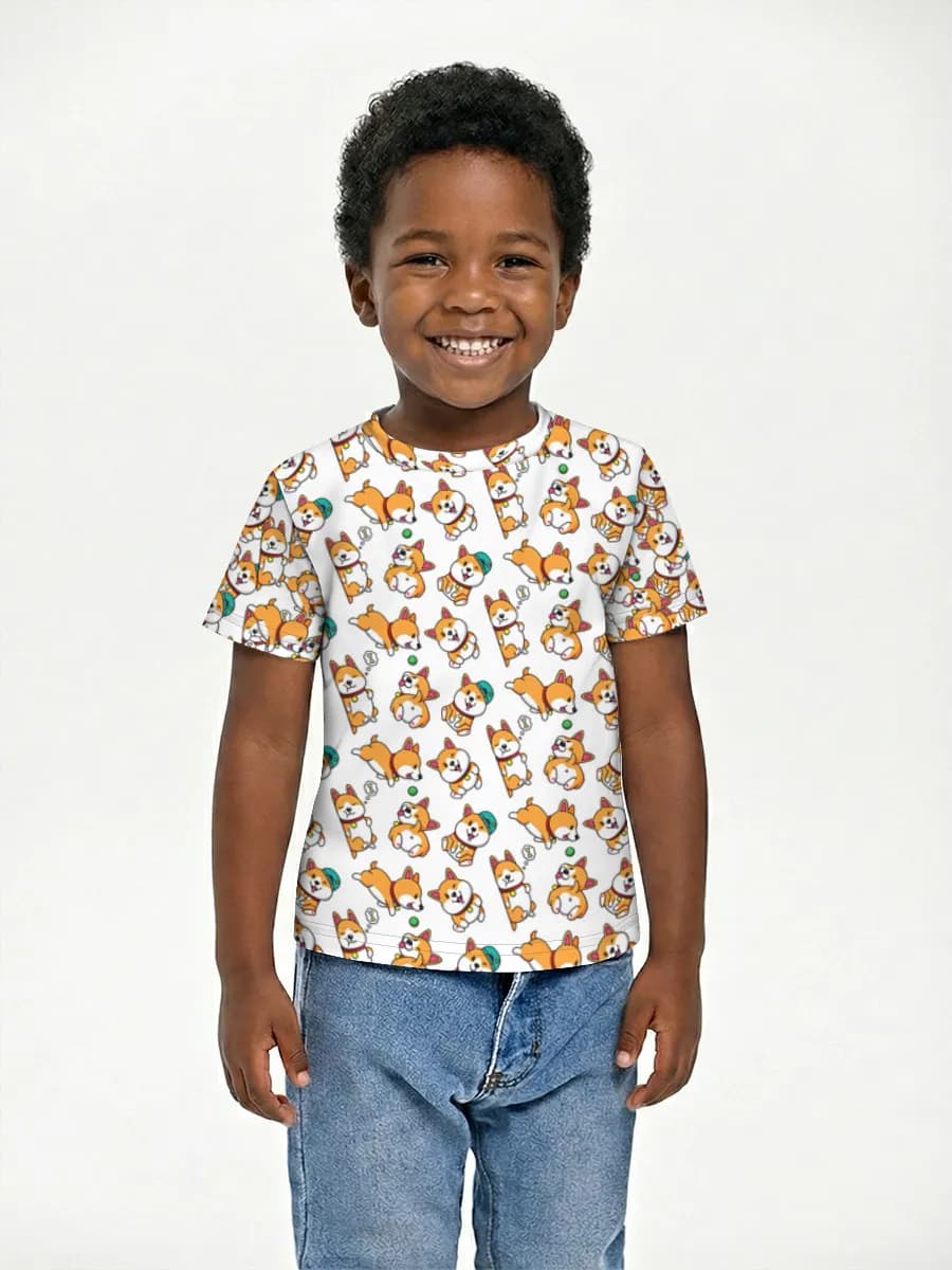 Children's cotton T-shirt (for boys. Copy)