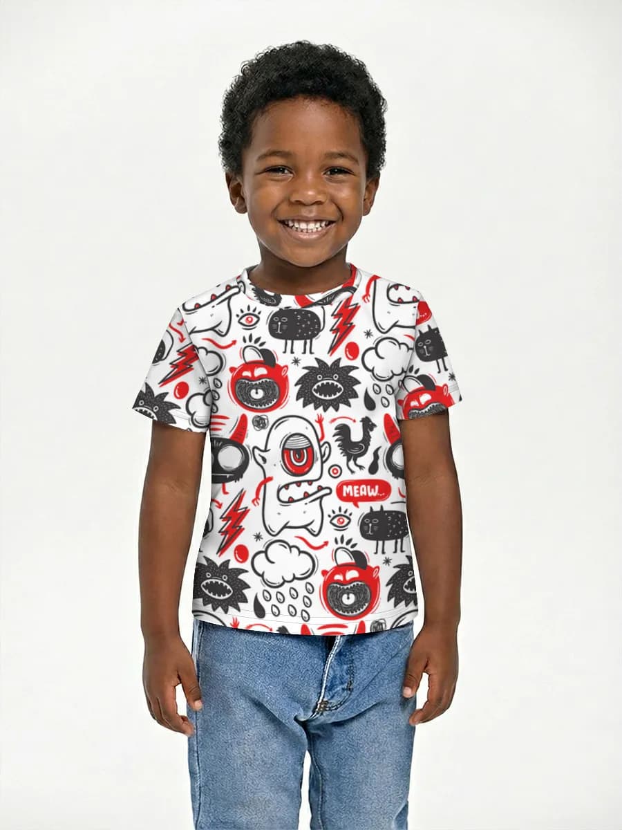 Children's cotton T-shirt (for boys. Copy)