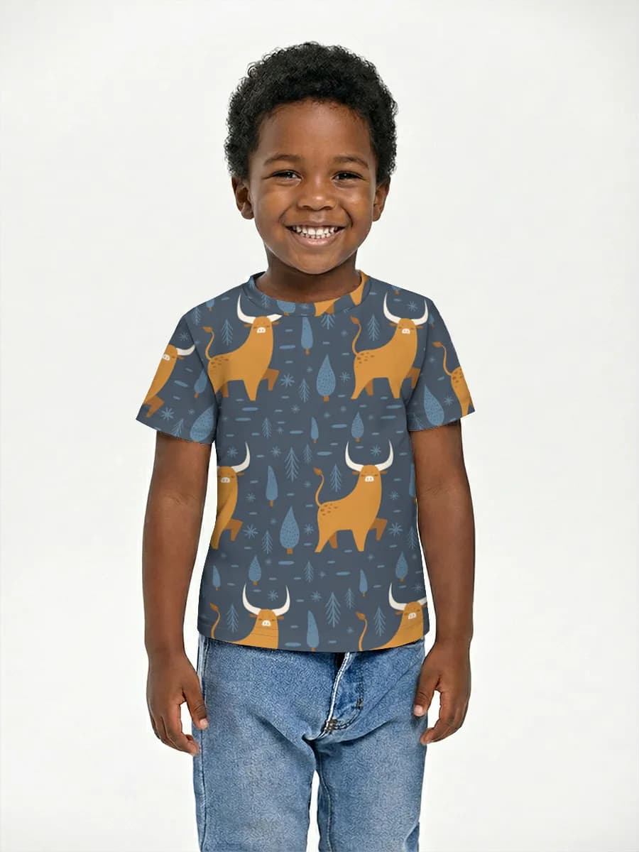 Children's cotton T-shirt (for boys. Copy)