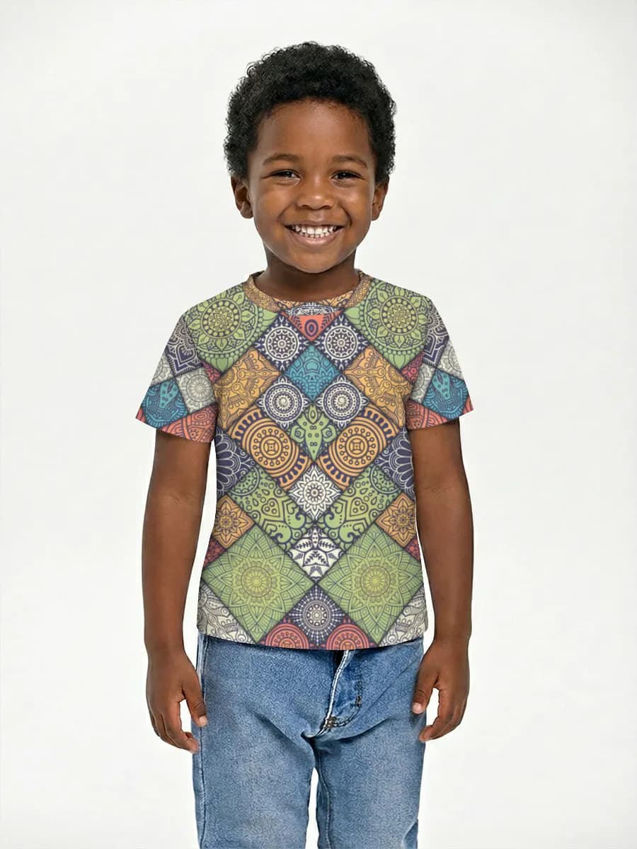 Children's cotton T-shirt (for boys. Copy)