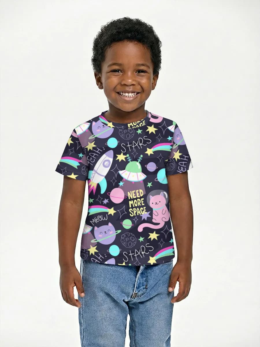 Children's cotton T-shirt (for boys. Copy)
