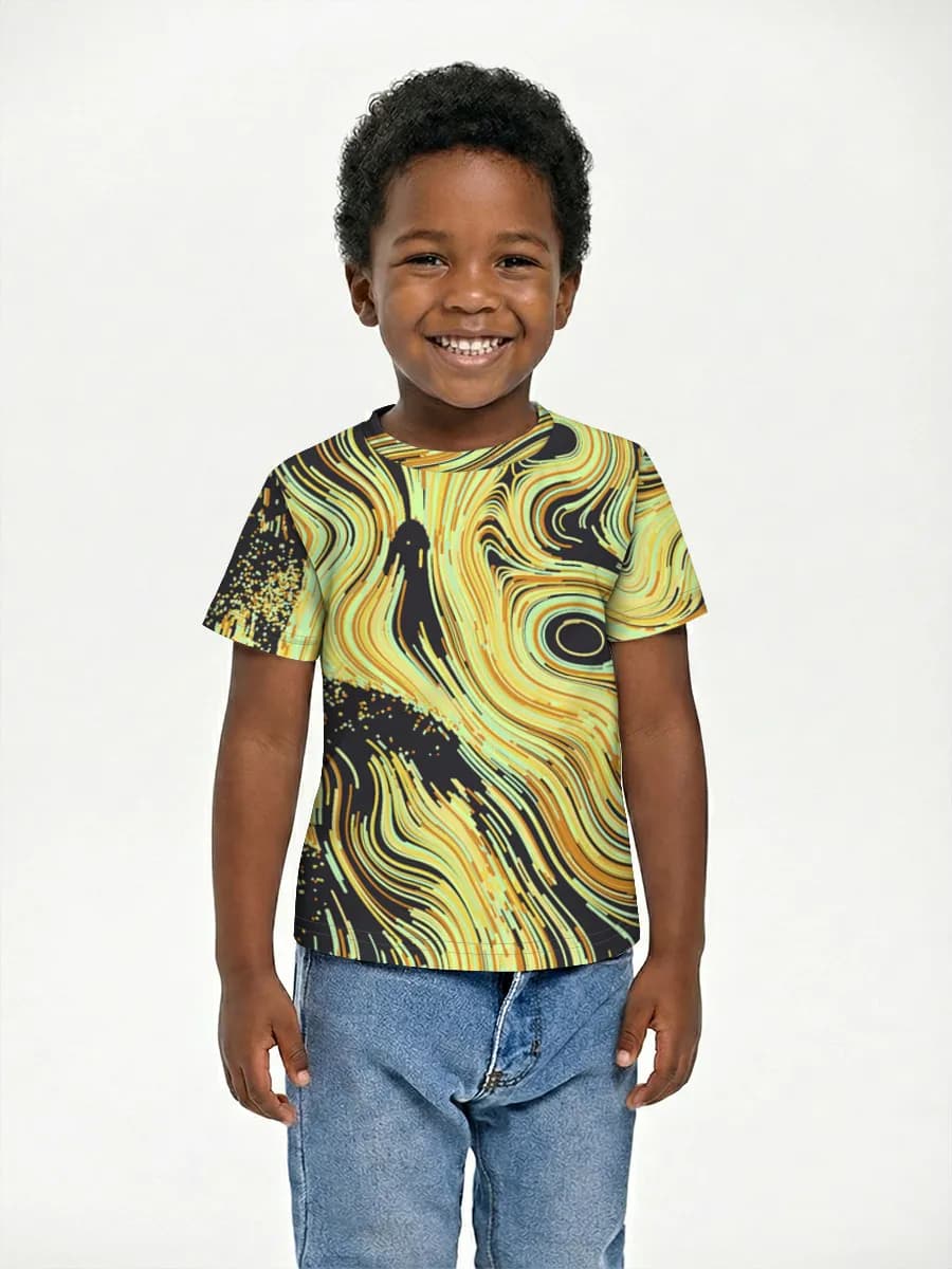 Children's cotton T-shirt (for boys. Copy)