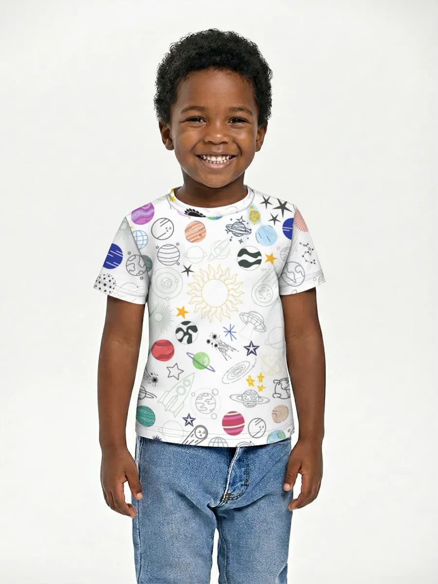 Children's cotton T-shirt (for boys. Copy)
