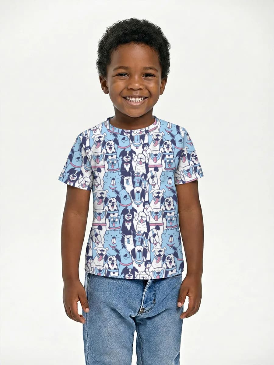 Children's cotton T-shirt (for boys. Copy)