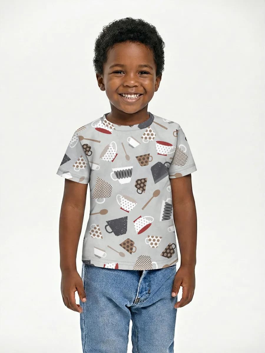 Children's cotton T-shirt (for boys. Copy)