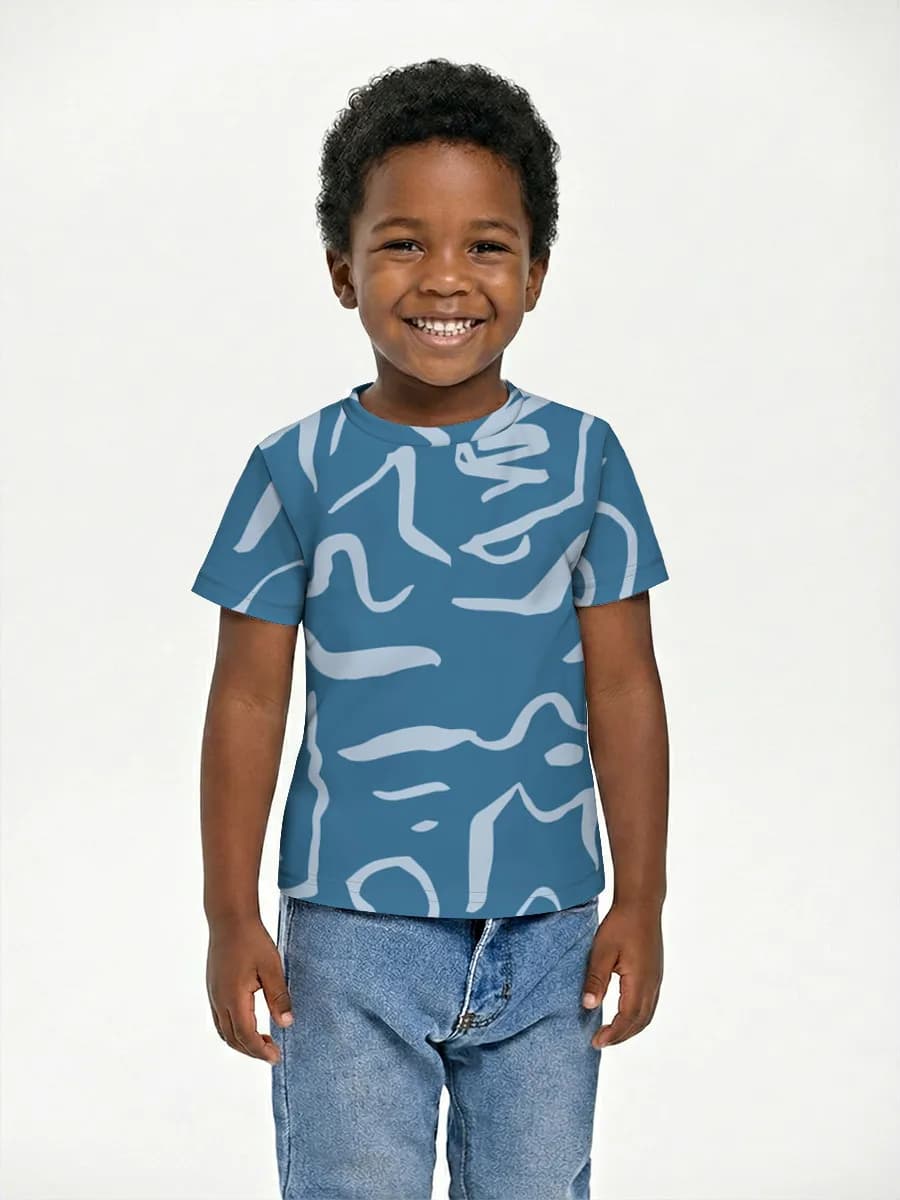 Children's cotton T-shirt (for boys. Copy)