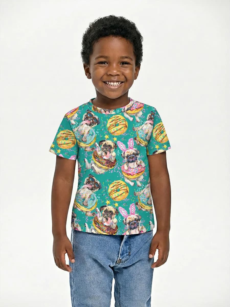 Children's cotton T-shirt (for boys. Copy)