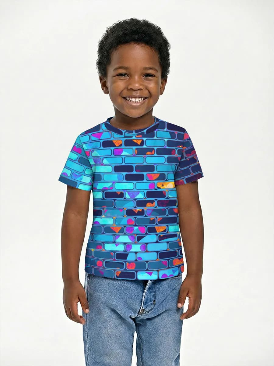 Children's cotton T-shirt (for boys. Copy)