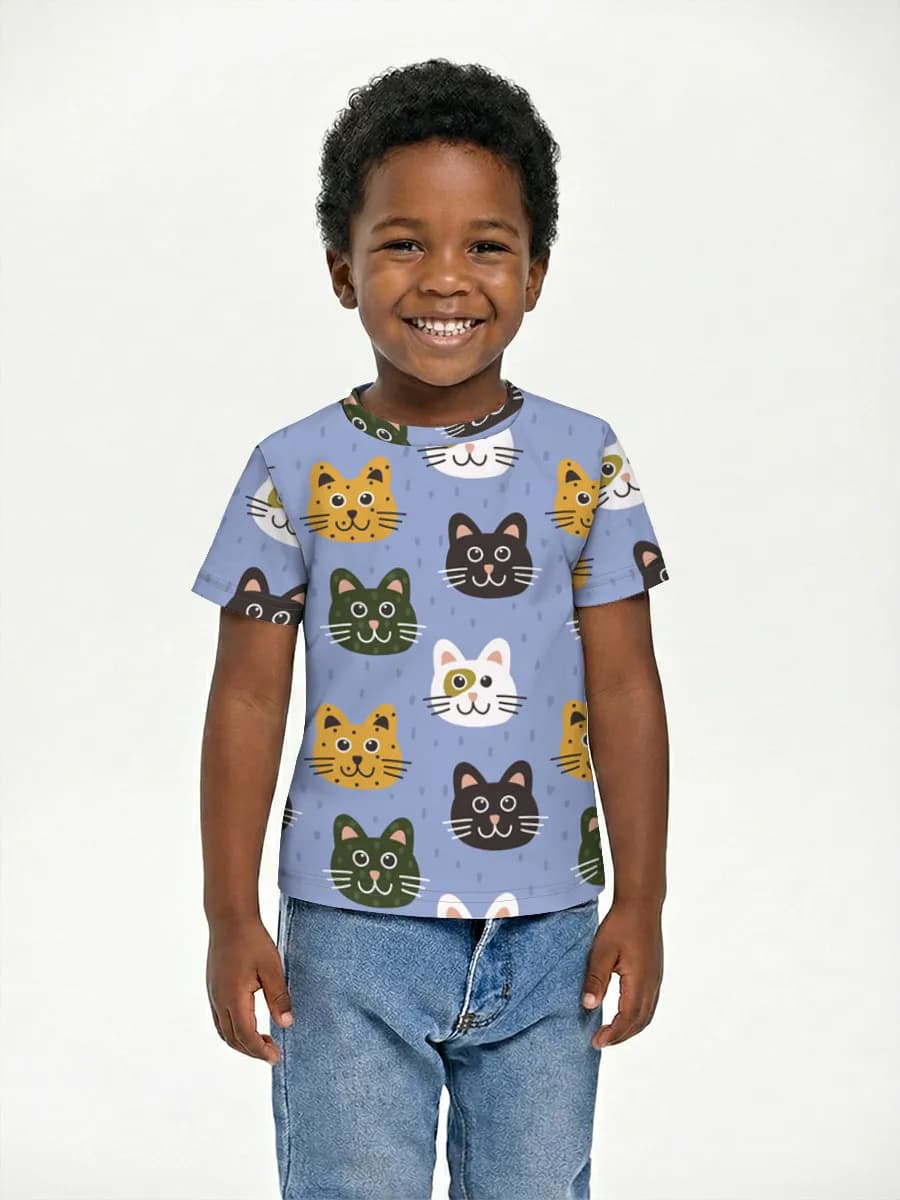 Children's cotton T-shirt (for boys. Copy)