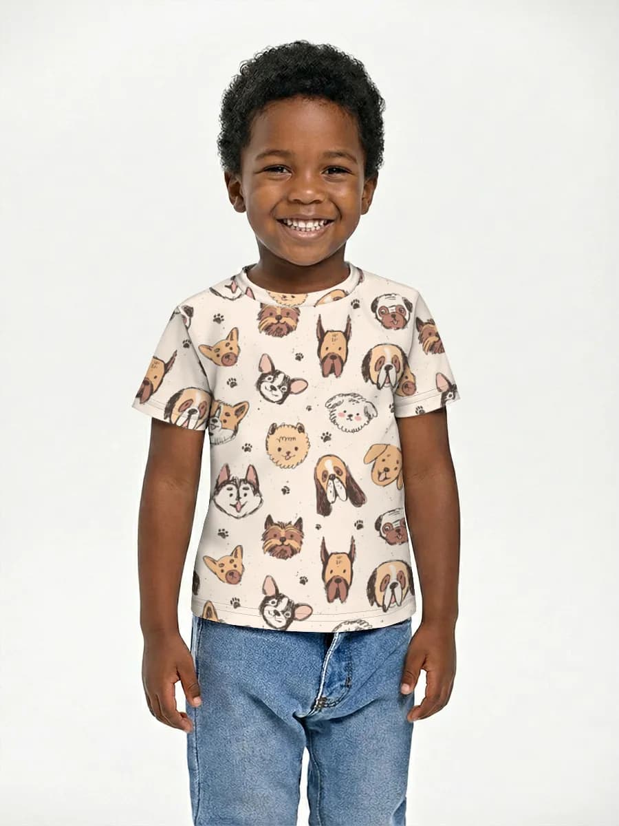 Children's cotton T-shirt (for boys. Copy)