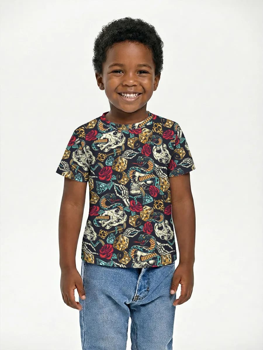Children's cotton T-shirt (for boys. Copy)