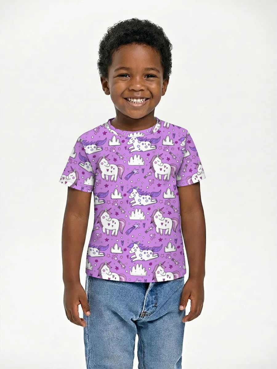 Children's cotton T-shirt (for boys. Copy)