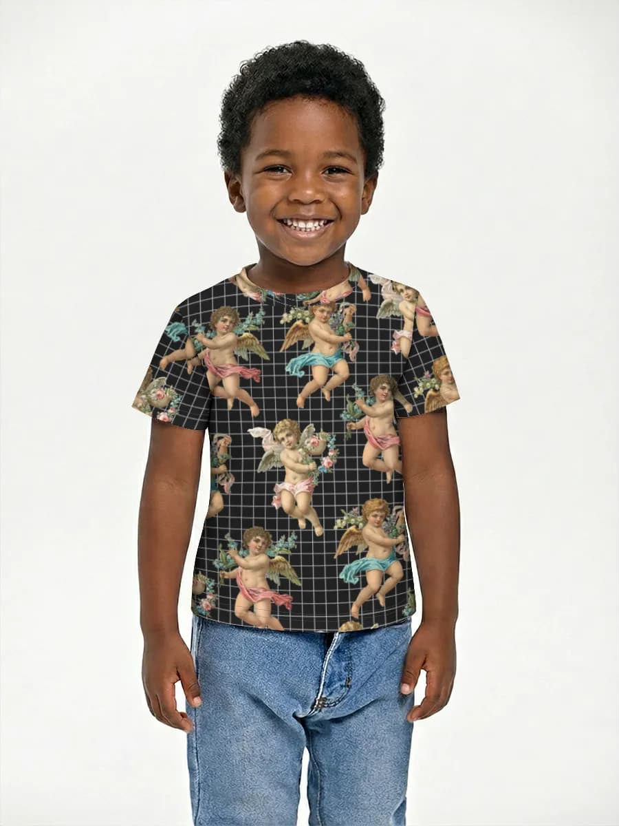 Children's cotton T-shirt (for boys. Copy)
