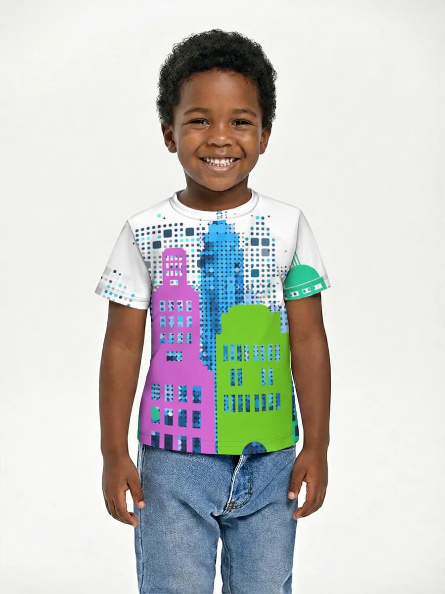 Children's cotton T-shirt (for boys. Copy)