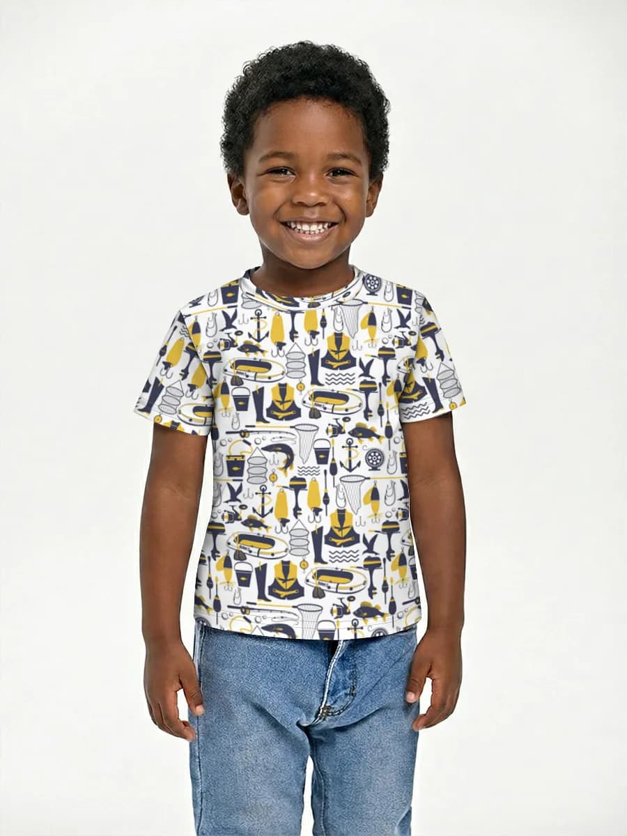 Children's cotton T-shirt (for boys. Copy)