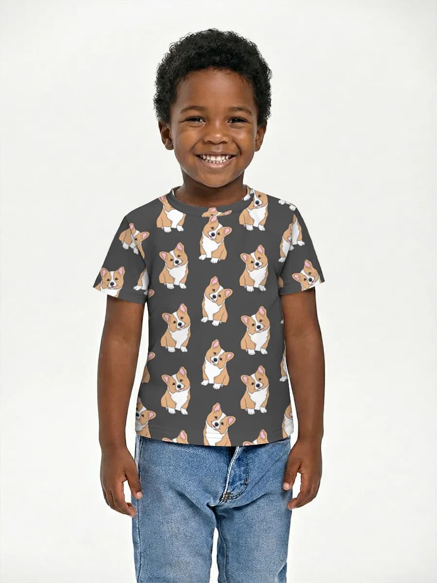 Children's cotton T-shirt (for boys. Copy)