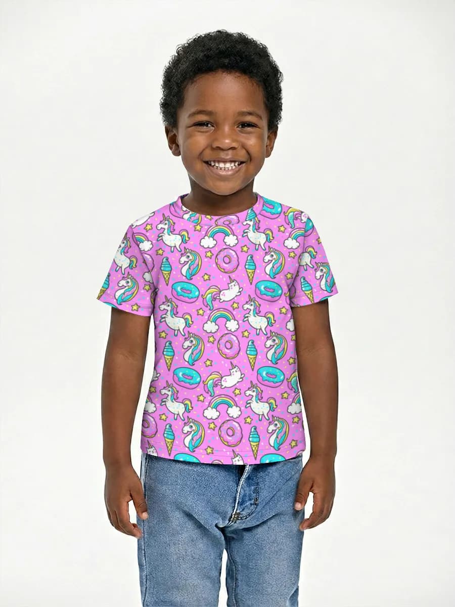 Children's cotton T-shirt (for boys. Copy)