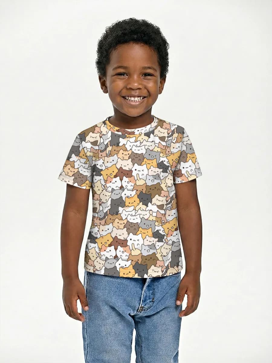 Children's cotton T-shirt (for boys. Copy)