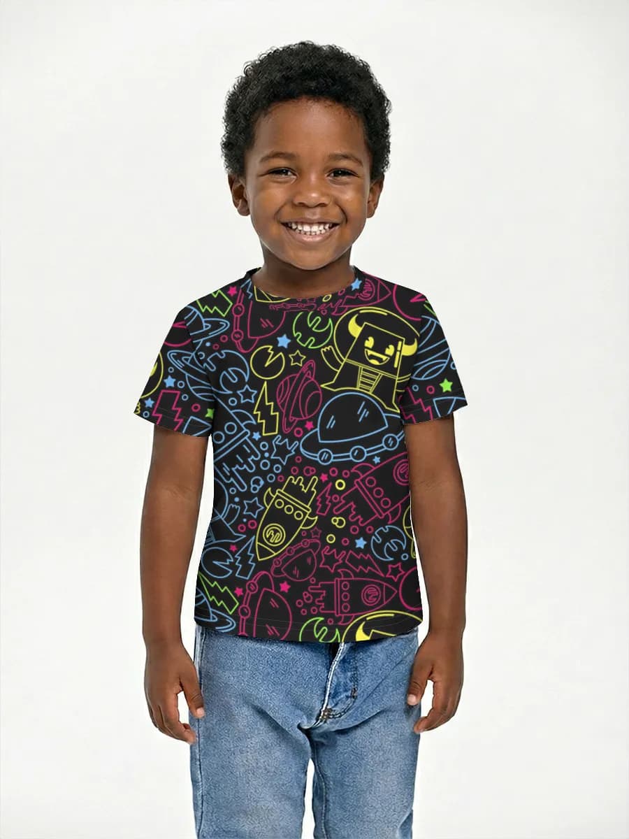 Children's cotton T-shirt (for boys. Copy)