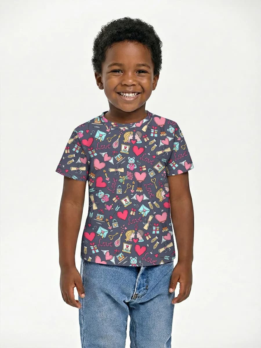 Children's cotton T-shirt (for boys. Copy)
