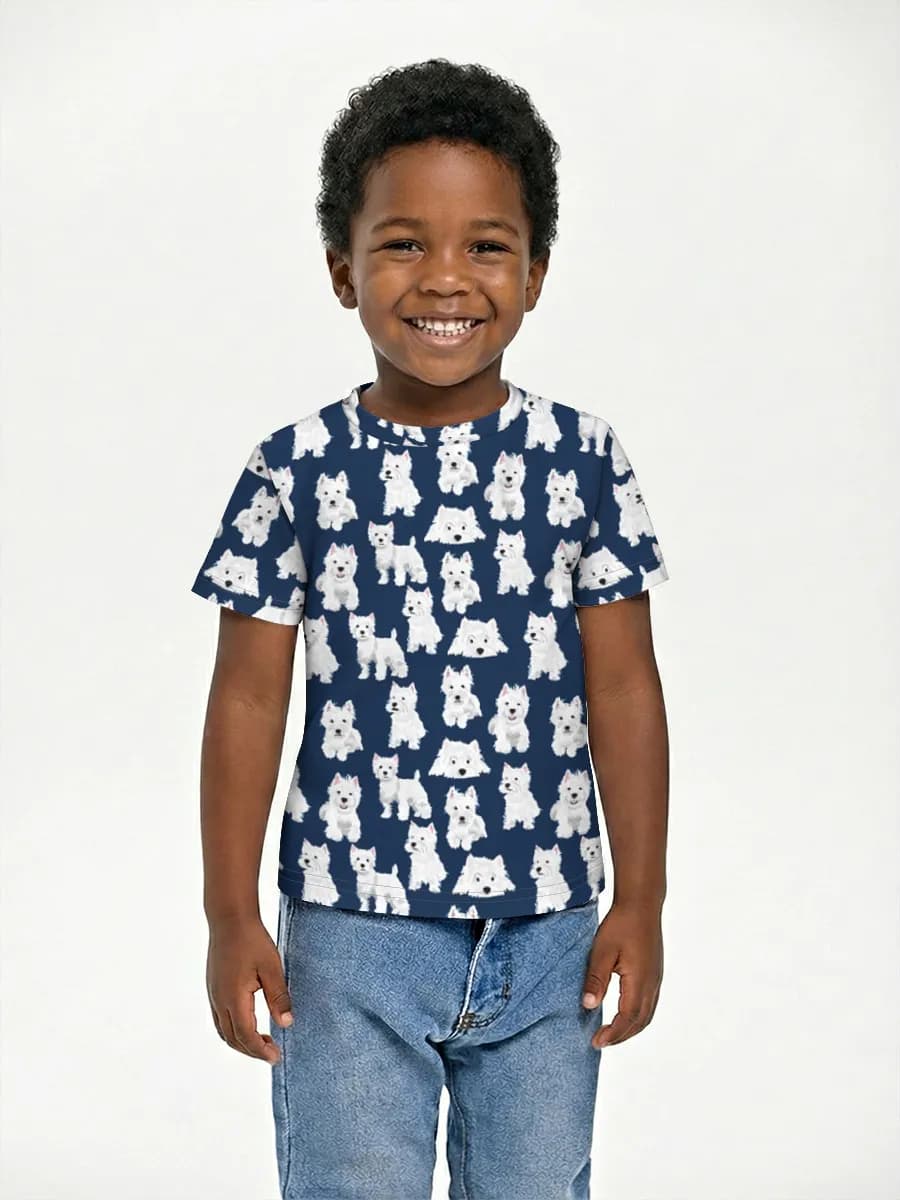 Children's cotton T-shirt (for boys. Copy)