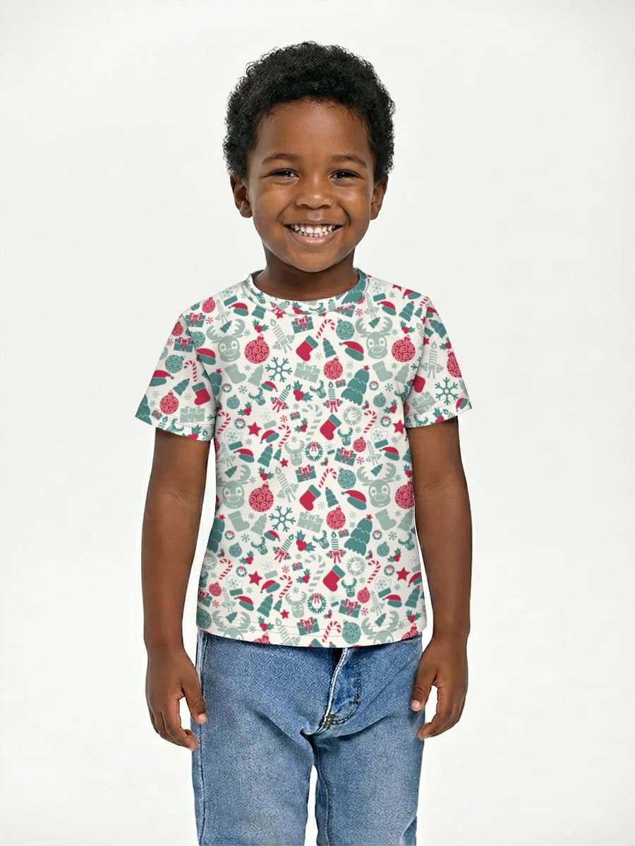 Children's cotton T-shirt (for boys. Copy)
