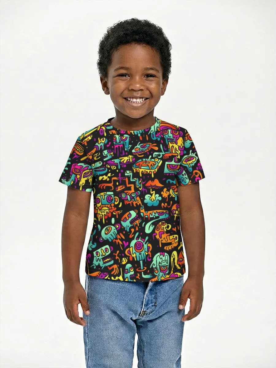 Children's cotton T-shirt (for boys. Copy)