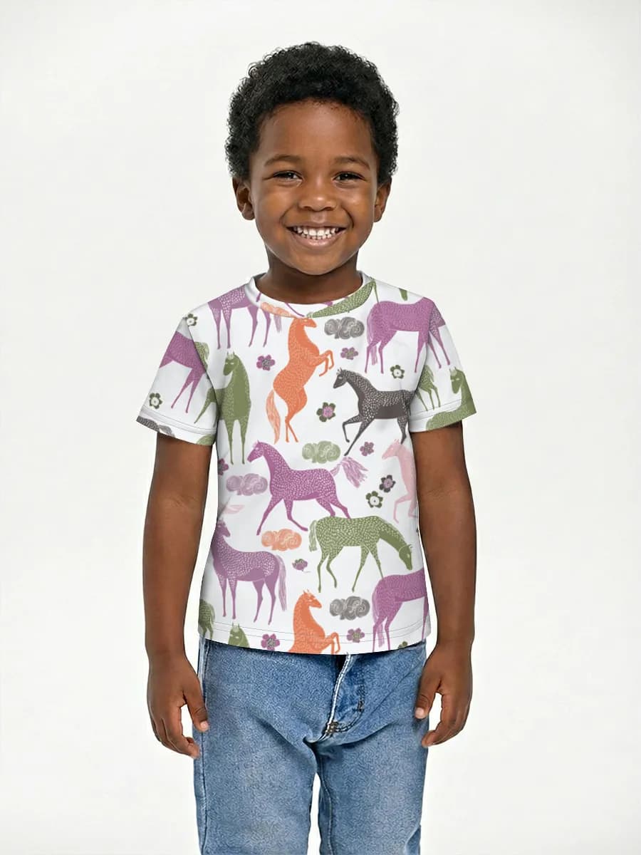 Children's cotton T-shirt (for boys. Copy)
