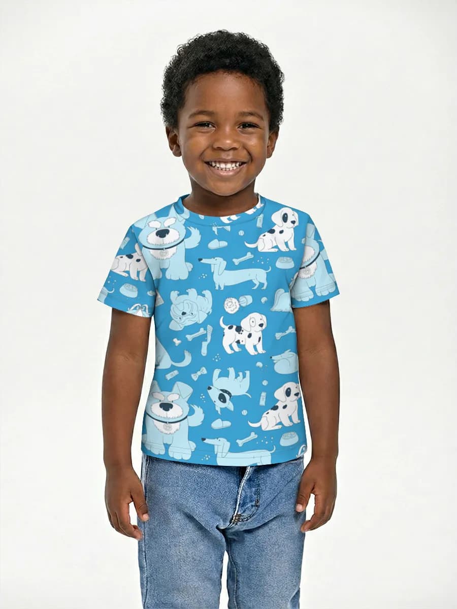 Children's cotton T-shirt (for boys. Copy)