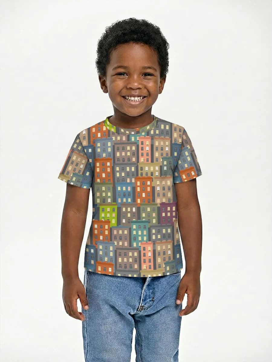 Children's cotton T-shirt (for boys. Copy)