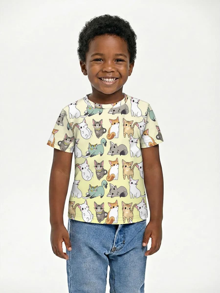 Children's cotton T-shirt (for boys. Copy)