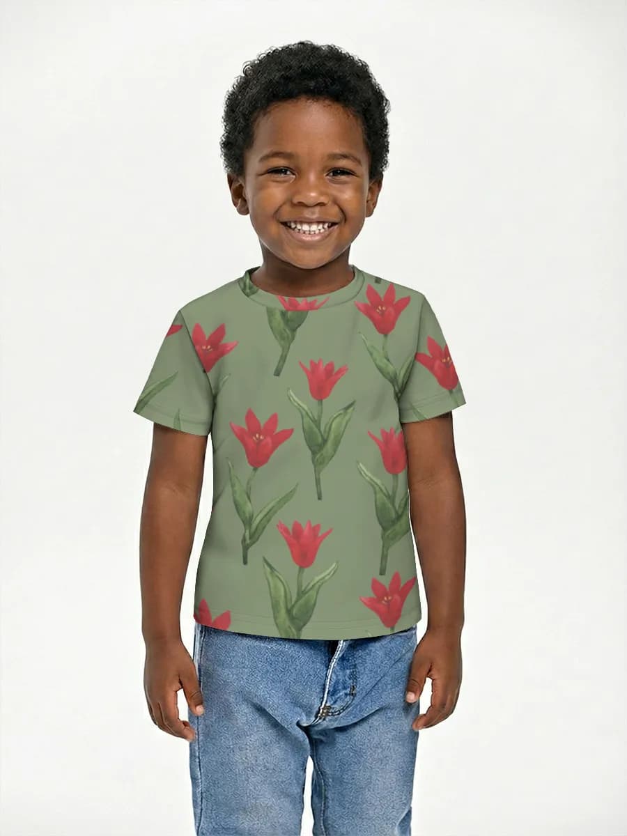 Children's cotton T-shirt (for boys. Copy)
