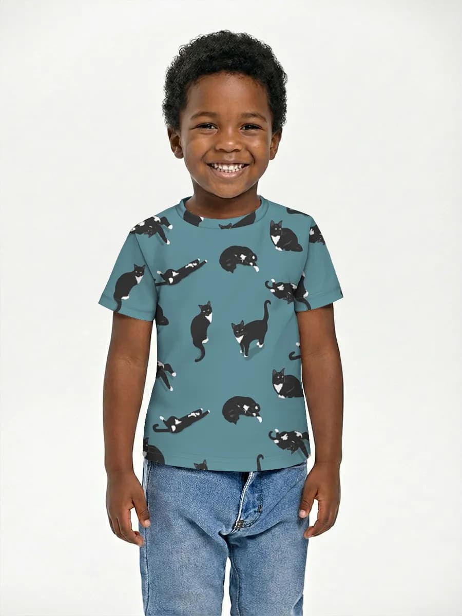 Children's cotton T-shirt (for boys. Copy)