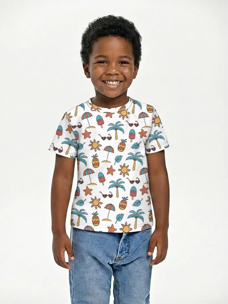 Children's cotton T-shirt (for boys. Copy)