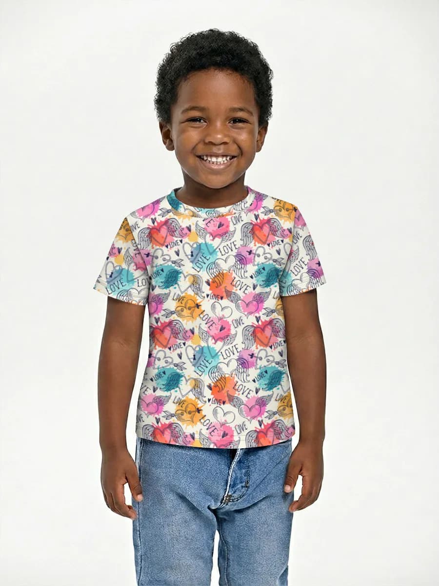Children's cotton T-shirt (for boys. Copy)