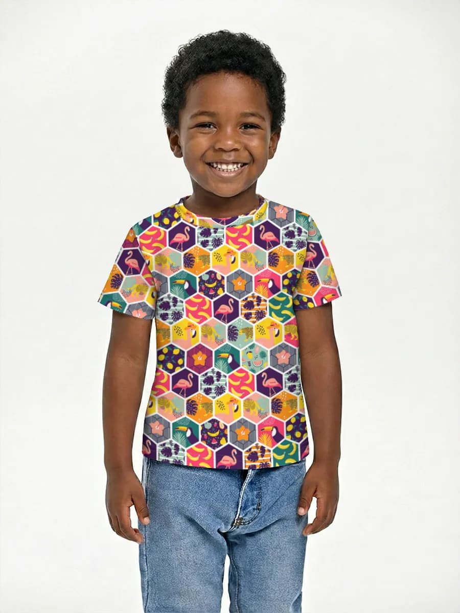 Children's cotton T-shirt (for boys. Copy)