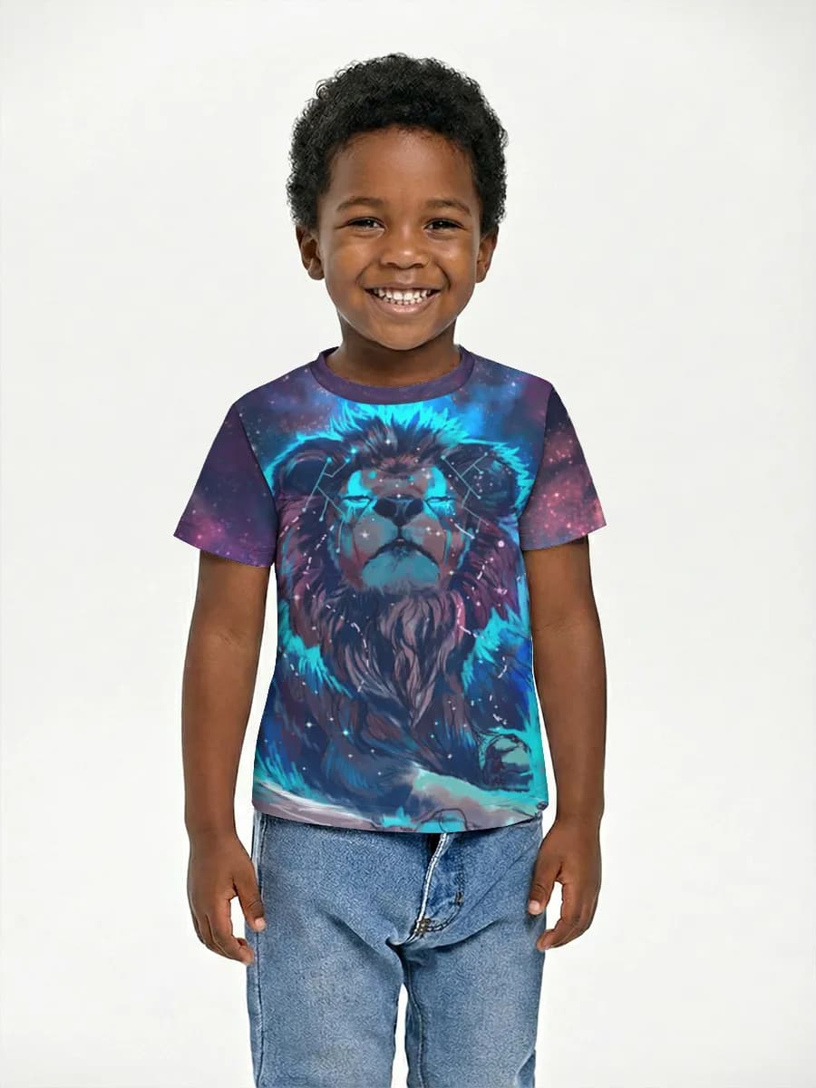 Cosmic Neon Lion