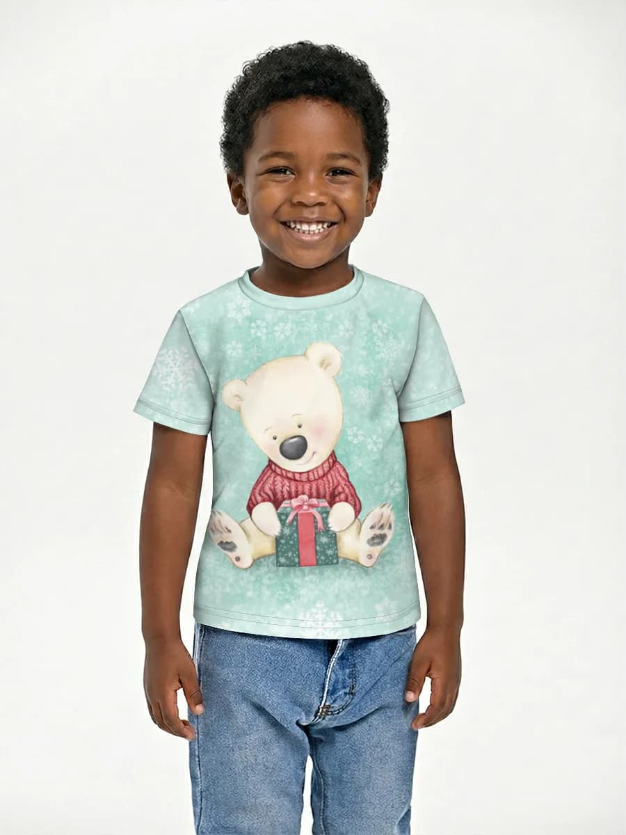 Children's cotton T-shirt (for boys. Copy)