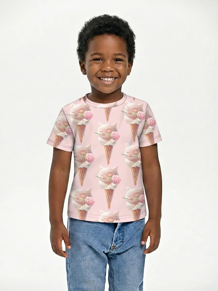 Children's cotton T-shirt (for boys. Copy)