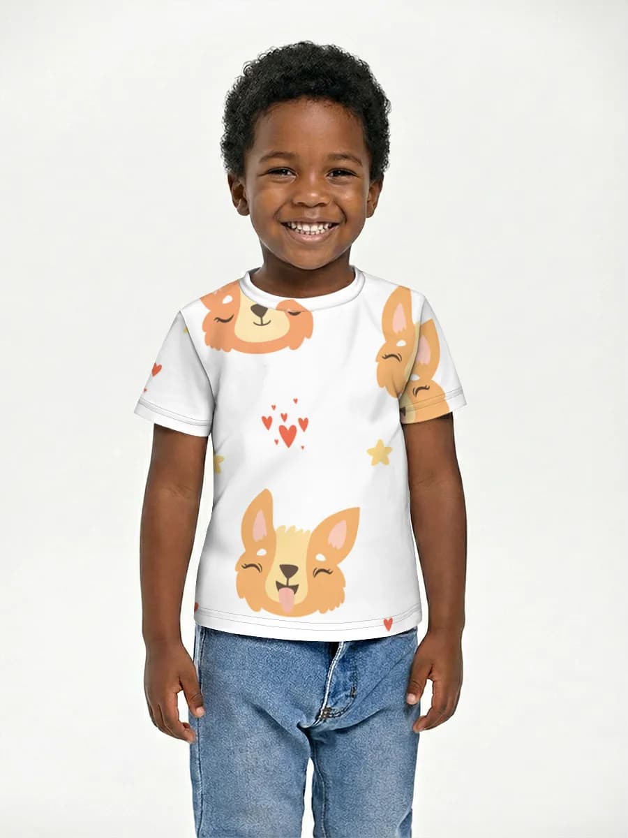 Children's cotton T-shirt (for boys. Copy)