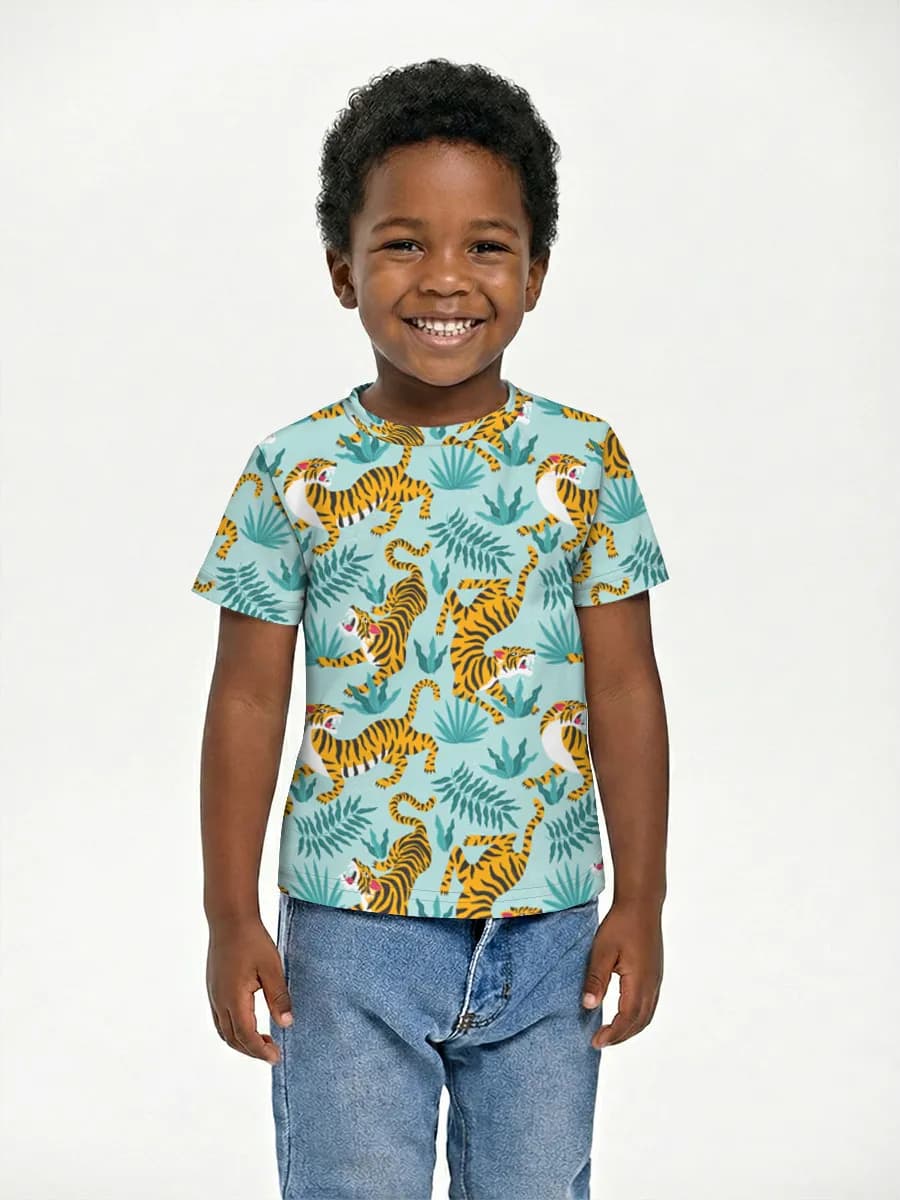 Children's cotton T-shirt (for boys. Copy)