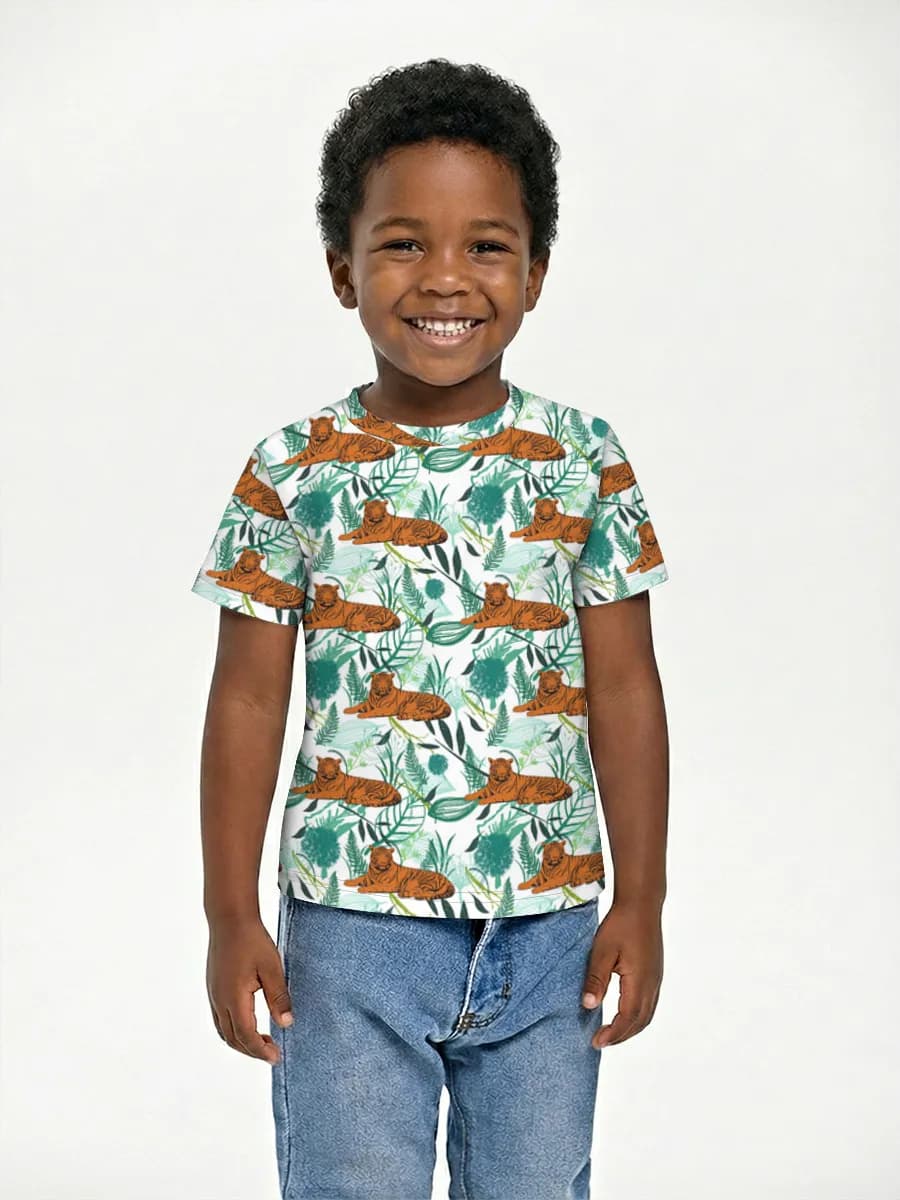 Children's cotton T-shirt (for boys. Copy)