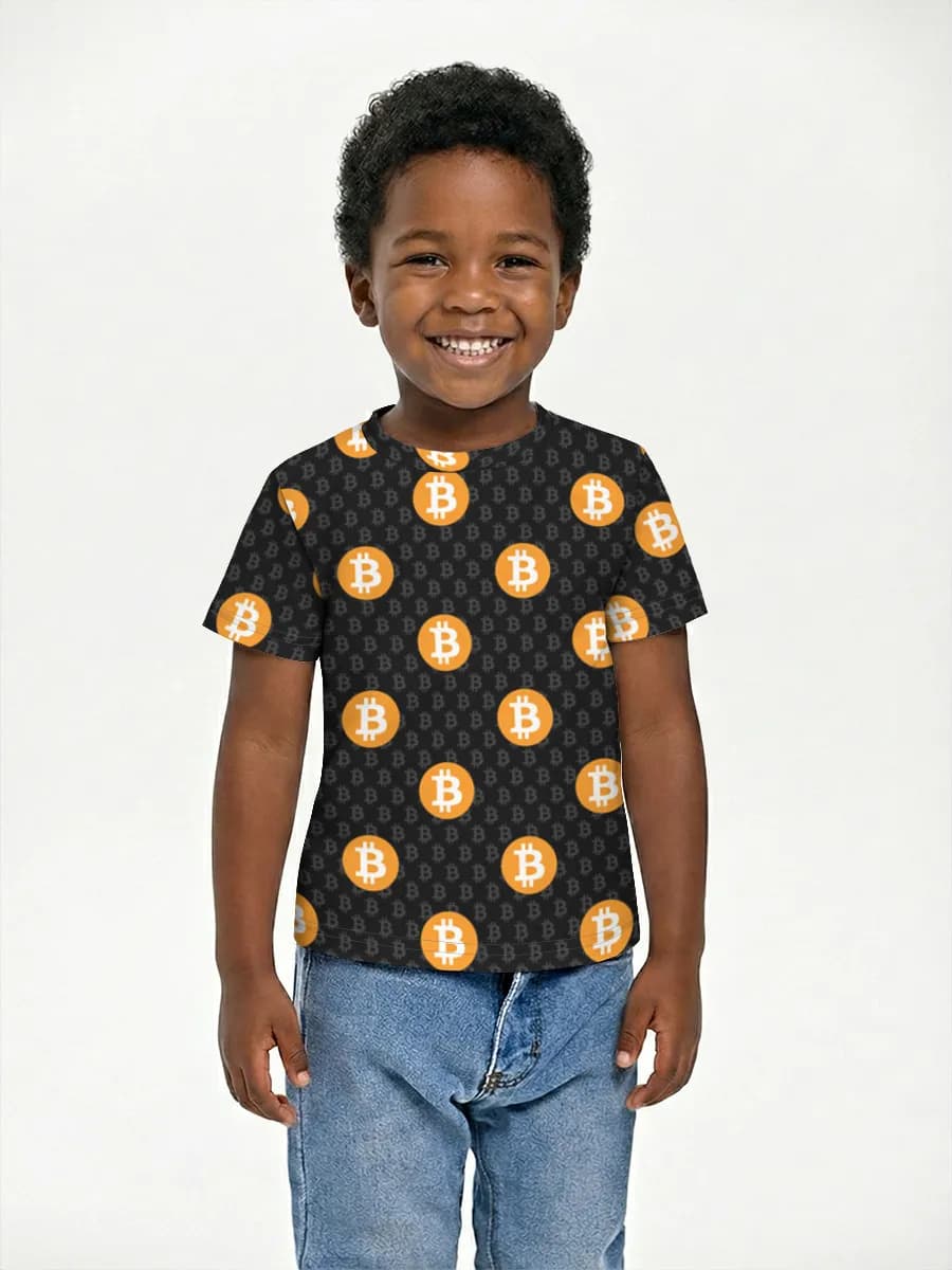 Children's cotton T-shirt (for boys. Copy)