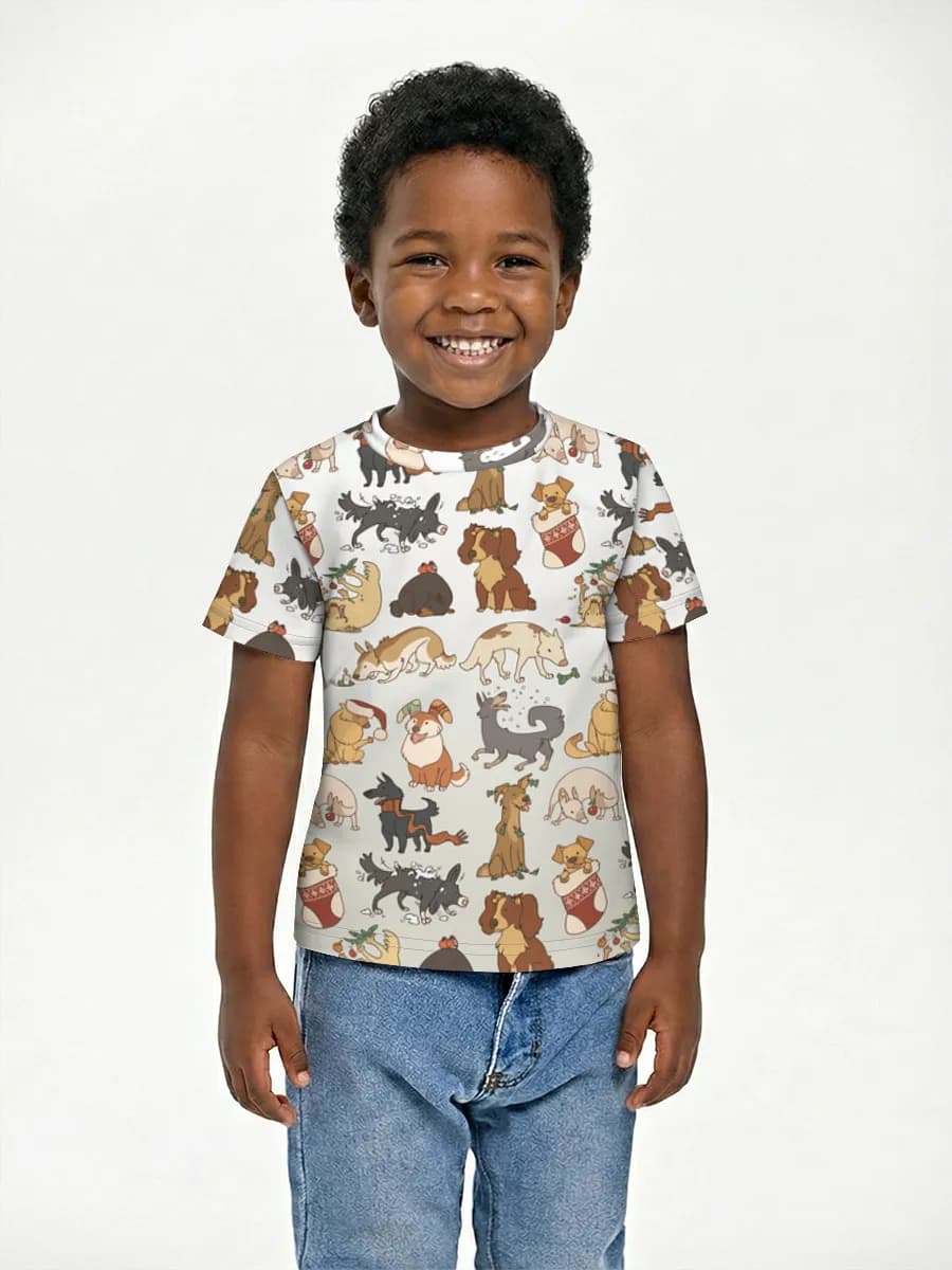 Children's cotton T-shirt (for boys. Copy)